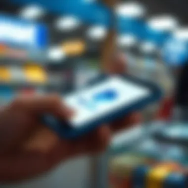 PayPal Transaction Experience Close-up of a PayPal transaction on a mobile device