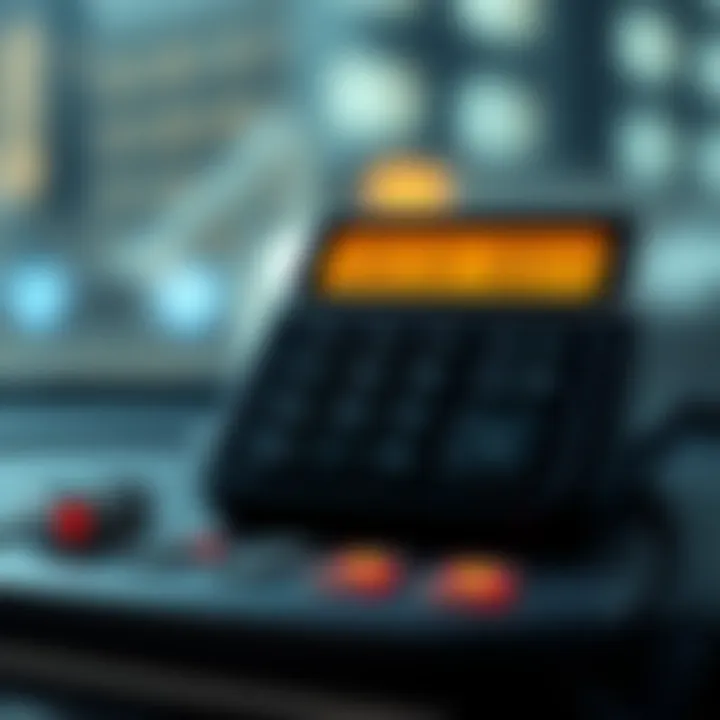 Calculator with car financing details