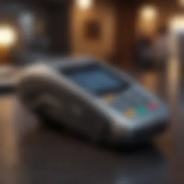 Technology of Contactless Payments Illustration showcasing the technology behind contactless payments