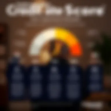 Infographic detailing how credit scores are calculated