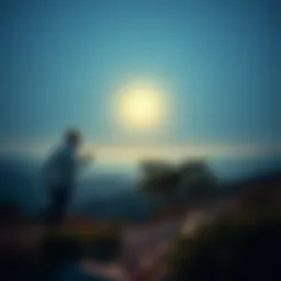 A serene landscape symbolizing personal achievements