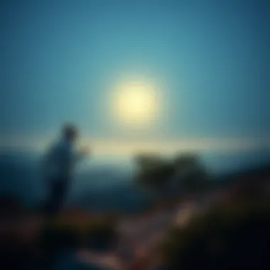 A serene landscape symbolizing personal achievements