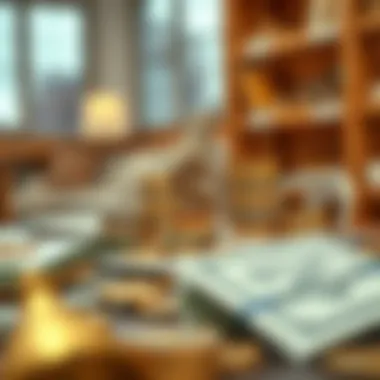 Visual depiction of diverse income generation methods