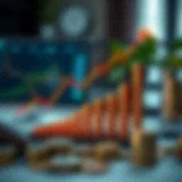 Visual representation of retirement fund growth