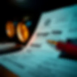 Detailed view of a salvage title vehicle’s paperwork