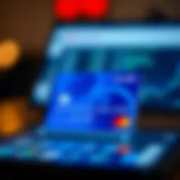 A virtual debit card displayed on a digital device.