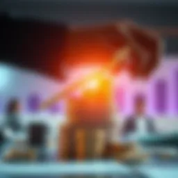 Conceptual representation of financial growth strategies