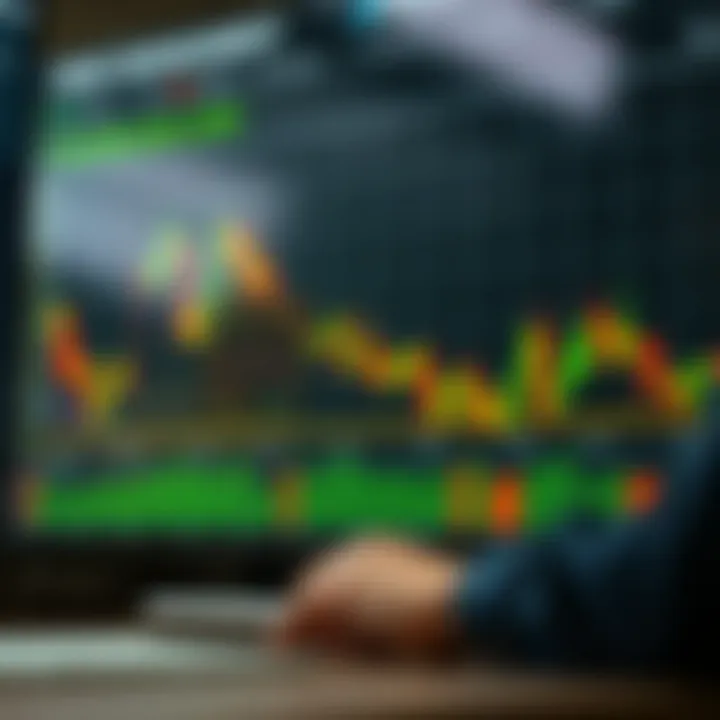 Graphic representation of risk management strategies in trading