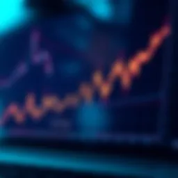 Graph depicting dollar to rupee exchange rate fluctuations