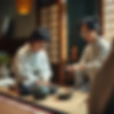 Cultural Heritage in Business Practices A traditional Japanese tea ceremony illustrating cultural heritage