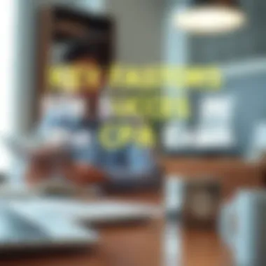 Visual representation of CPA exam success factors