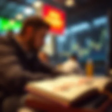 Abstract representation of market dynamics and personal circumstances