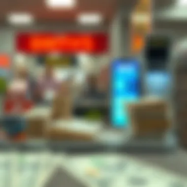 Visual comparison of payment methods