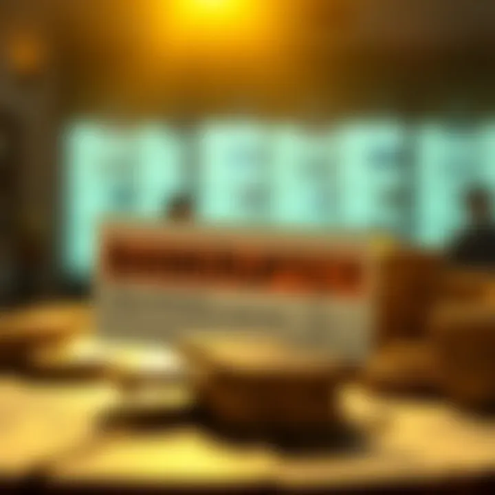 Impact of Bankruptcy on Credit Scores Conceptual illustration of bankruptcy effects on credit scores