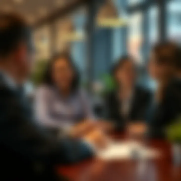 Engaging in Ethical Sales Conversations A group discussing ethical sales practices in a collaborative setting