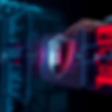 Illustration of a shield symbolizing identity protection