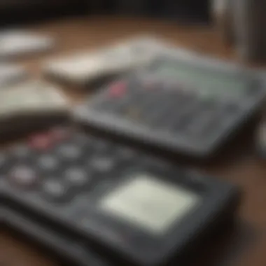 Understanding Fees and Exchange Rates A calculator displaying fees and exchange rates