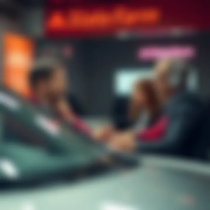 Customer Service Experience with State Farm Customer service interaction scene