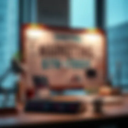 Digital marketing strategy board