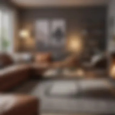 Budget-friendly Living Space Cozy living space with budget-friendly decor
