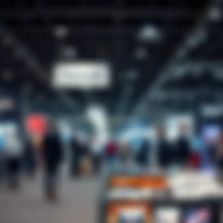 A well-attended trade show highlighting various products