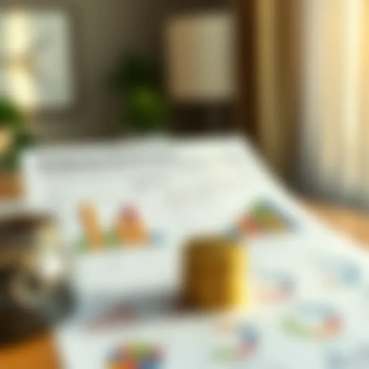 Budgeting Made Easy Illustration of a budgeting plan with charts and graphs