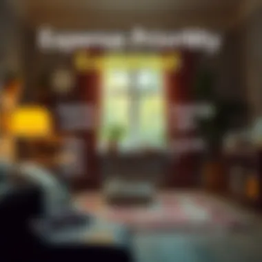 Expense Prioritization Explained Visual representation of prioritizing expenses for financial health