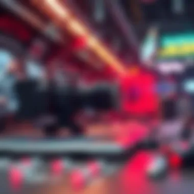 Visual representation of technological advancements in marketing