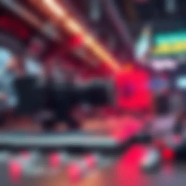 Visual representation of technological advancements in marketing