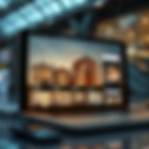 An innovative digital platform displaying property listings