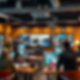 Dynamic learning environment showcasing diverse online courses