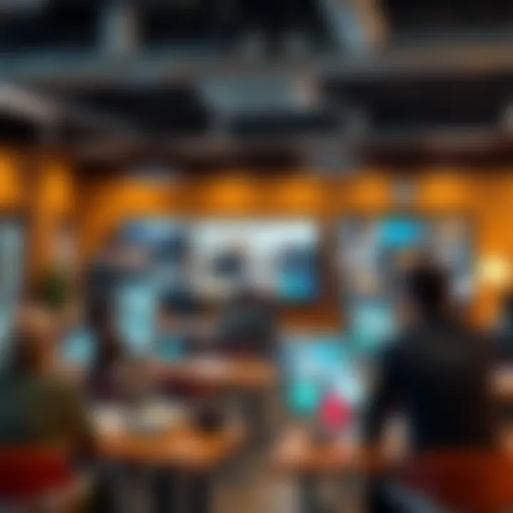 Dynamic learning environment showcasing diverse online courses