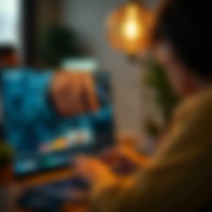 Engaging digital interface of an online course platform