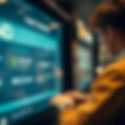 A modern bank interface showcasing fund transfer options