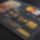 Illustration of a credit card with retirement symbols