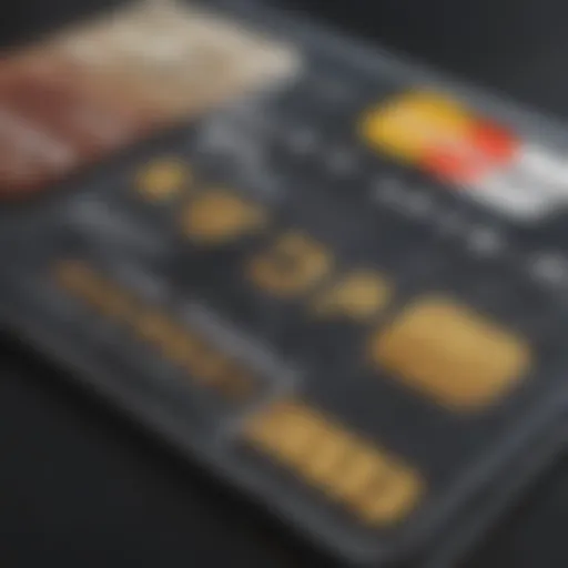 Illustration of a credit card with retirement symbols