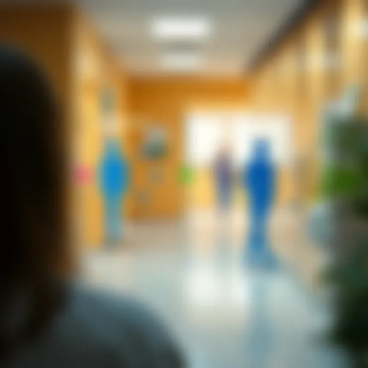 Infographic illustrating in-network vs out-of-network providers