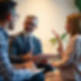 A financial advisor discussing loan options