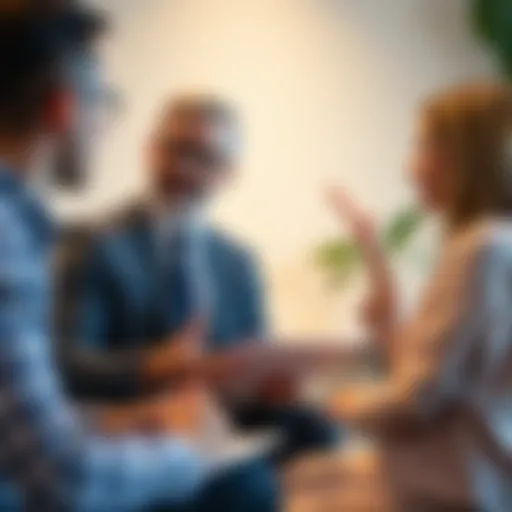 A financial advisor discussing loan options