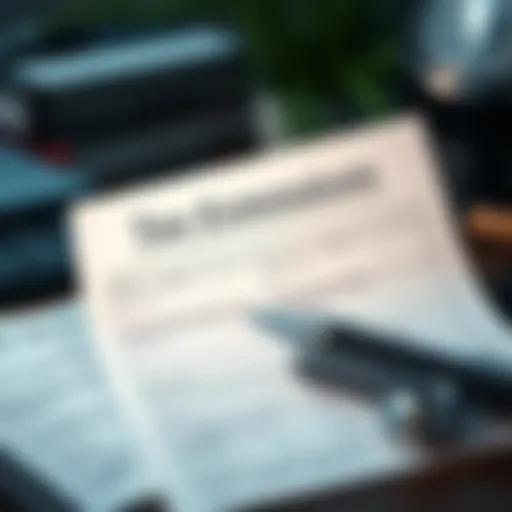 Tax Extension Paperwork Conceptual representation of tax extension paperwork