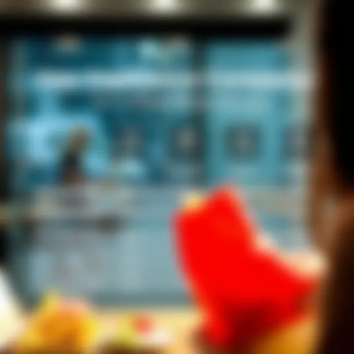 Chart comparing user experiences with other food delivery services